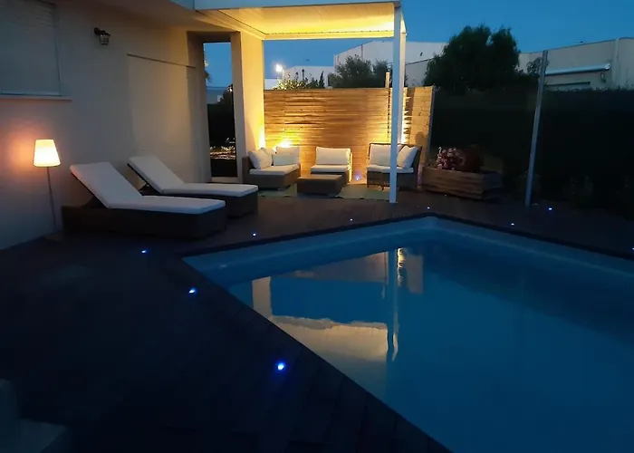 Jamero, Bord De Mer, Piscine Chauffee, Balneo, Climatisation,, Parking Prive * Σετ